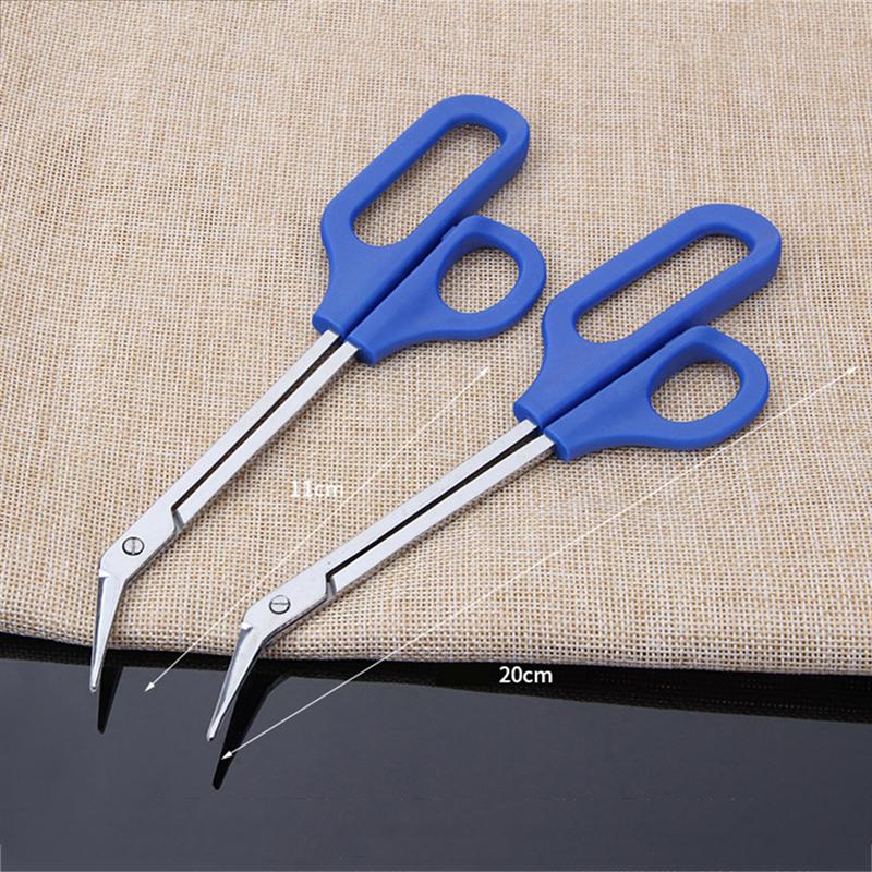 Long Handled Toenail Scissors Nail Bandage Scissors Nipper Trimmer Cutter Cuticle Nipper For Nail Manicure Pedicure
