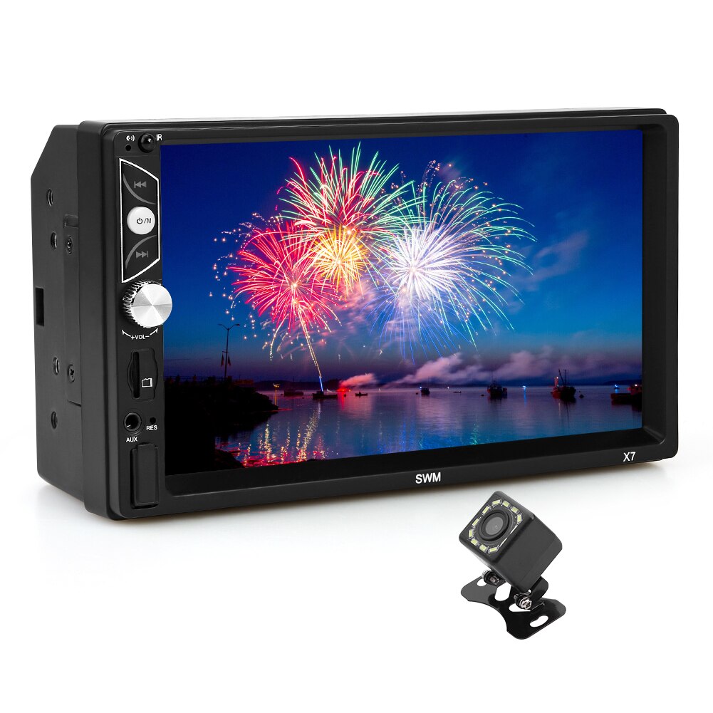 SWM-X7 Double 2 DIN Car Radio Multimedia Video Player 7 inch Display Bluetooth AUX Auto Stereo In-Dash Head Unit: 03