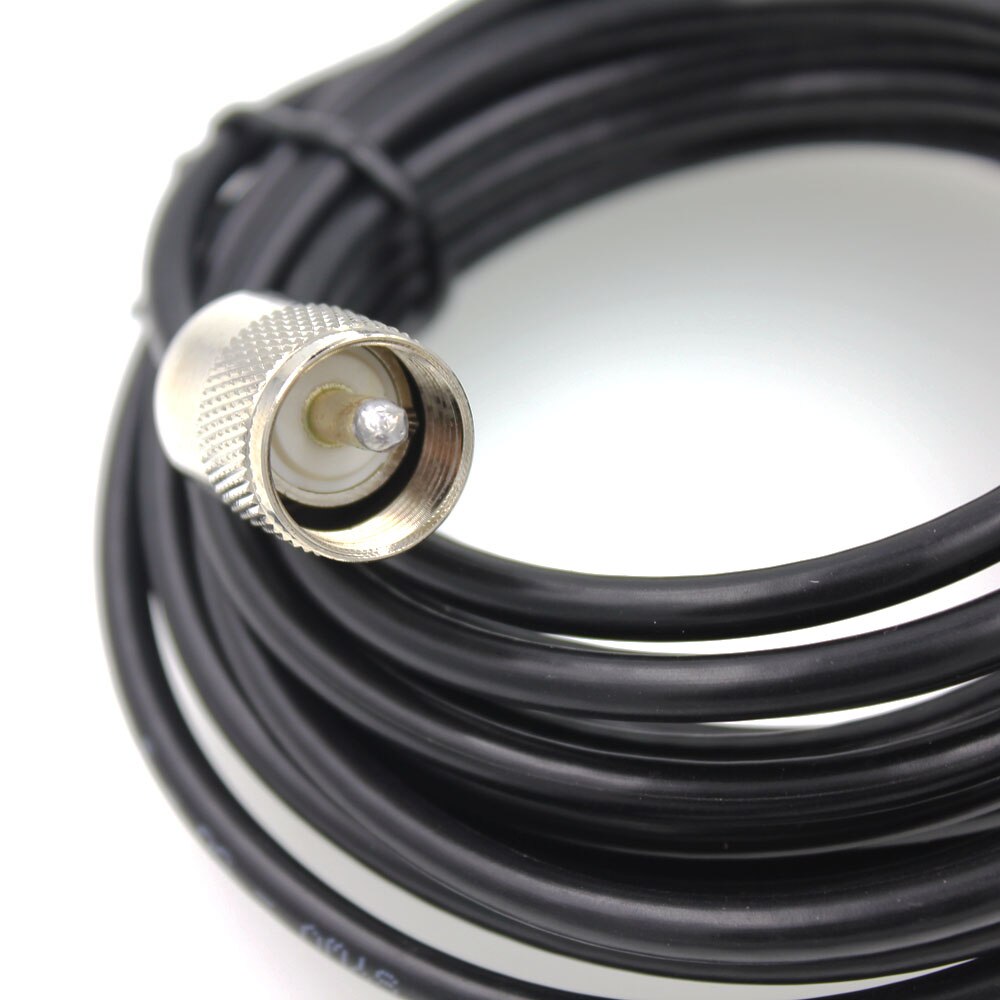 Laag Verlies Mobiele Autoradio Kabel 16FT Coax Verlengen Kabel Voor Auto Walkie Talkie KT8900 BJ-318 Auto Radio Antenne Kabel