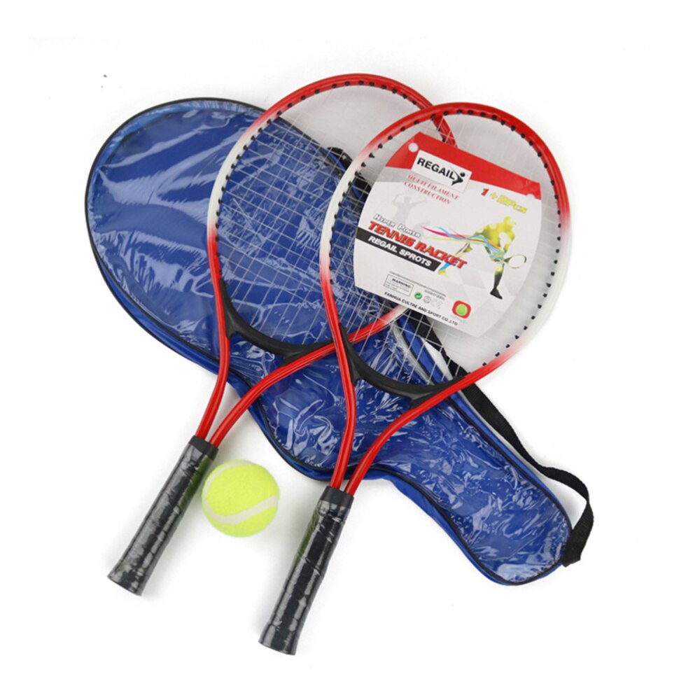 1 Juego de raqueta de tenis creativa, divertida, interesante, portátil, raqueta de tenis, juguete para hacer ejercicio, juguetes deportivos para niños: Default Title