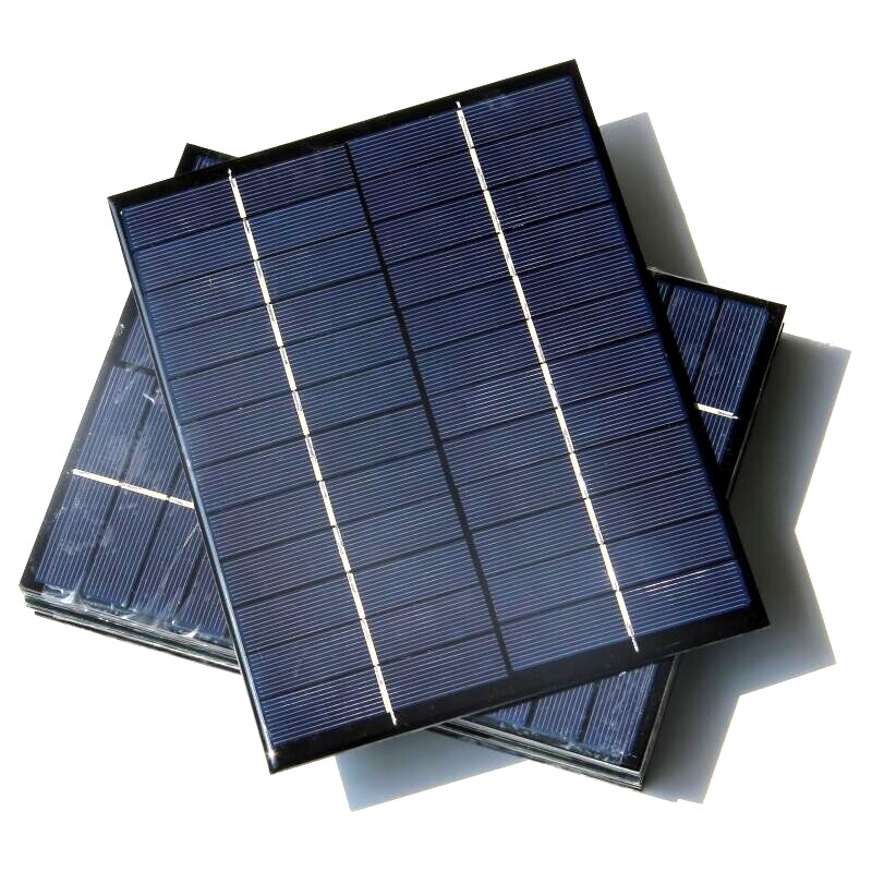 5.2w 12v solceller polykristallina solpaneler gör det själv-panel solenergi batterisystem laddare 165 x 210 x 3 mm
