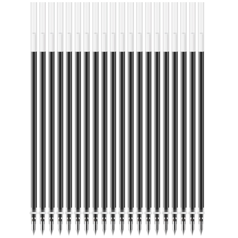 Deli Gel ink Pen Refill Bullet type Refill Pen Refill 0.5 mm 131*5.5mm 20pcs Pack 6916