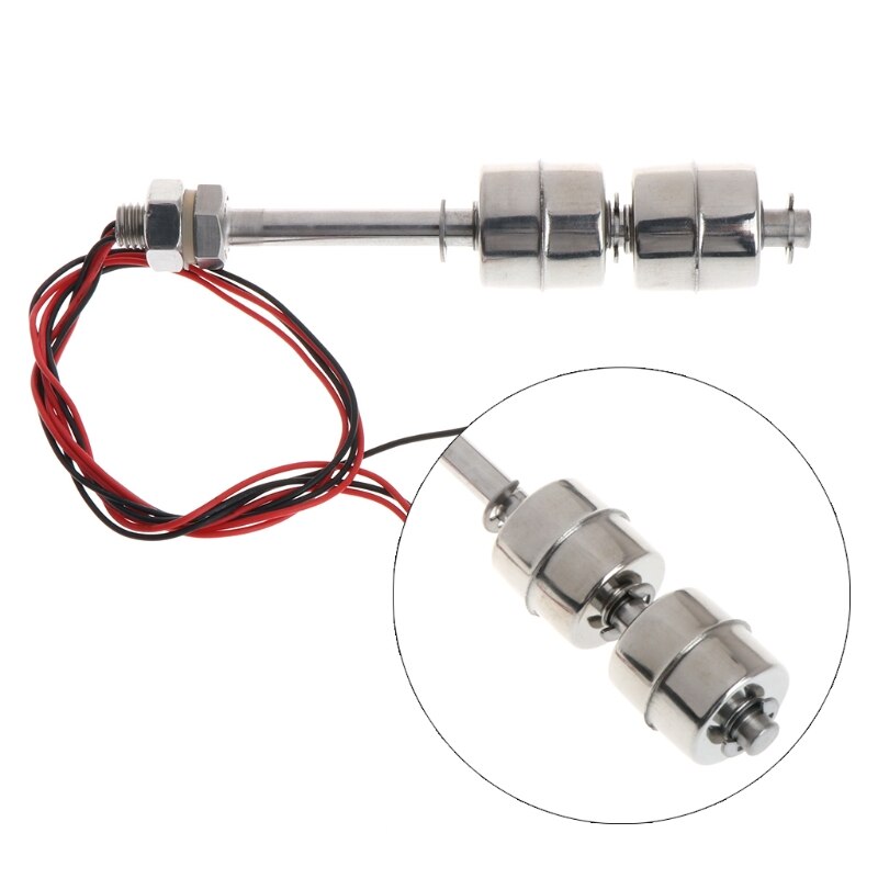 220v 10w 100mm vlotterschakelaar automatische tank vloeistof waterniveau sensor roestvrij staal