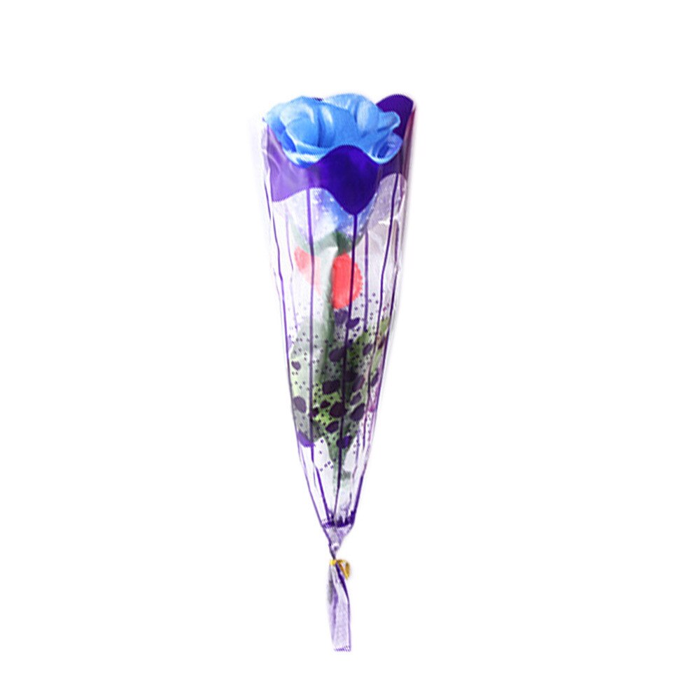 1 Pc Onderwijs Baby Speelgoed Led Knippert Simulatie Romantische Rose Bloem Nachtlampje Kleurrijke Educatief Speelgoed Y213: Blue
