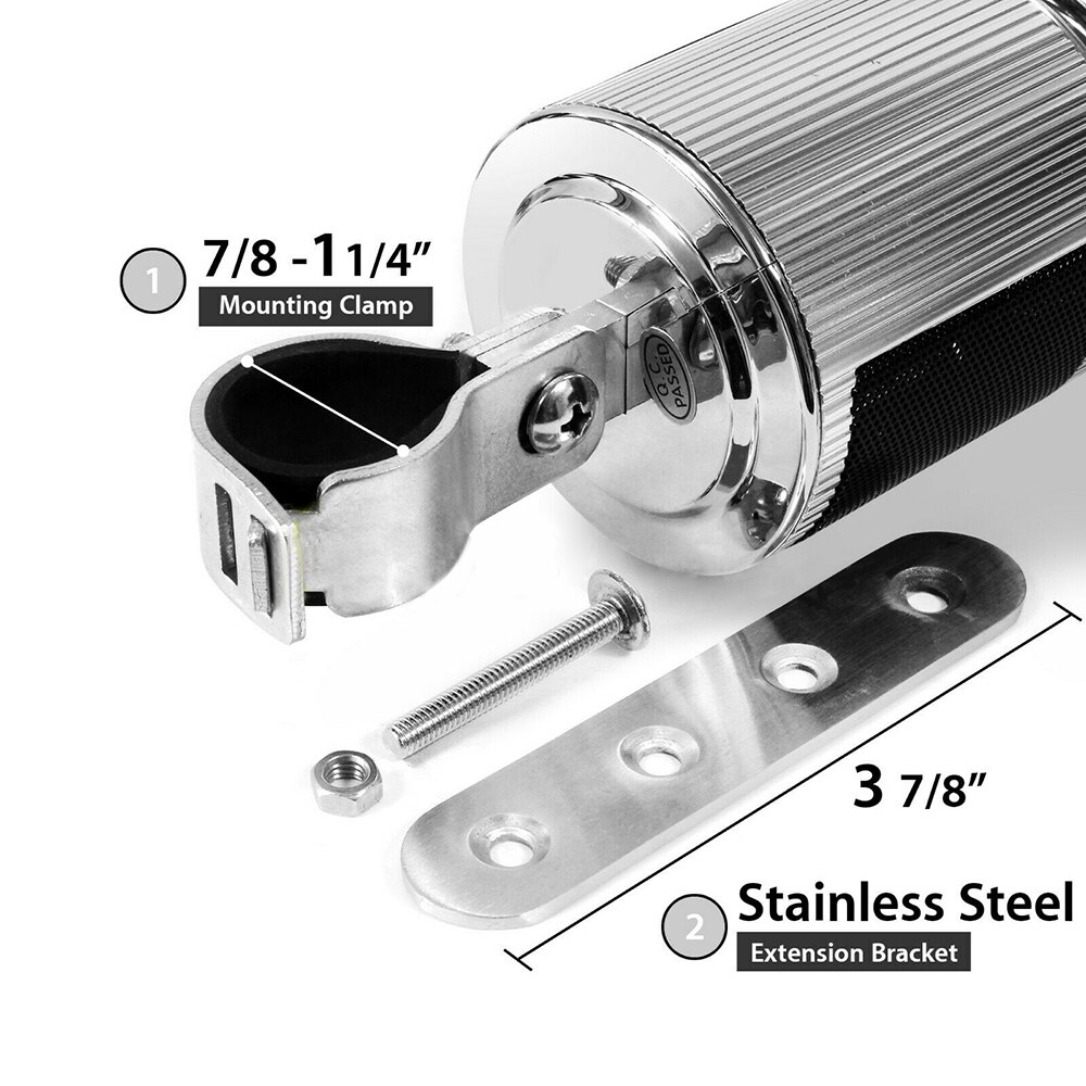 Bluetooth Music Player Sound System Stereo Speaker FM MP3 Sound Handlebar