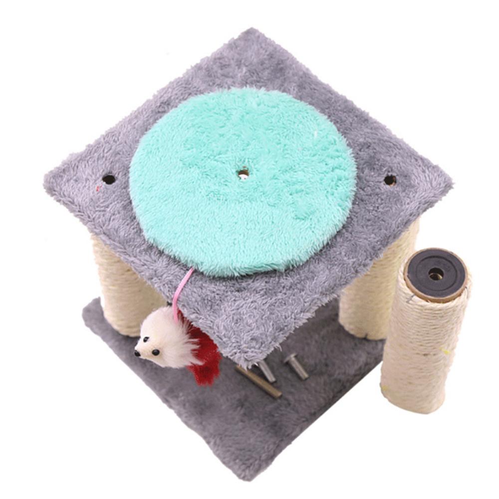 Cat Scratcher Tree for Cats Scratching Post Mouse Plush Cat Climbing Frame Toy Scratch for Cats Furniture Pet Products