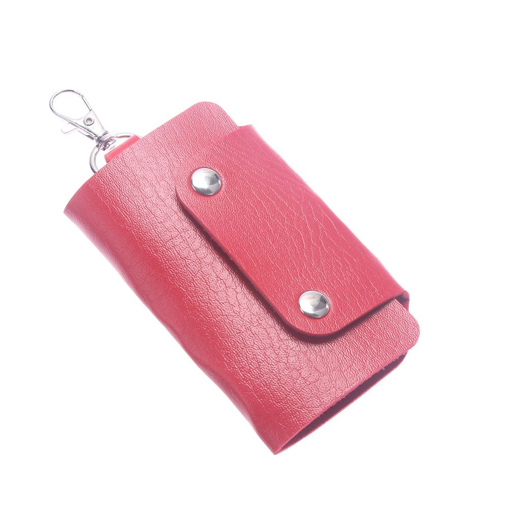 Offre spéciale en cuir PU gouvernante titulaires voiture porte-clés porte-clés sac étui portefeuille couverture boucle clé portefeuille étui voiture porte-clés