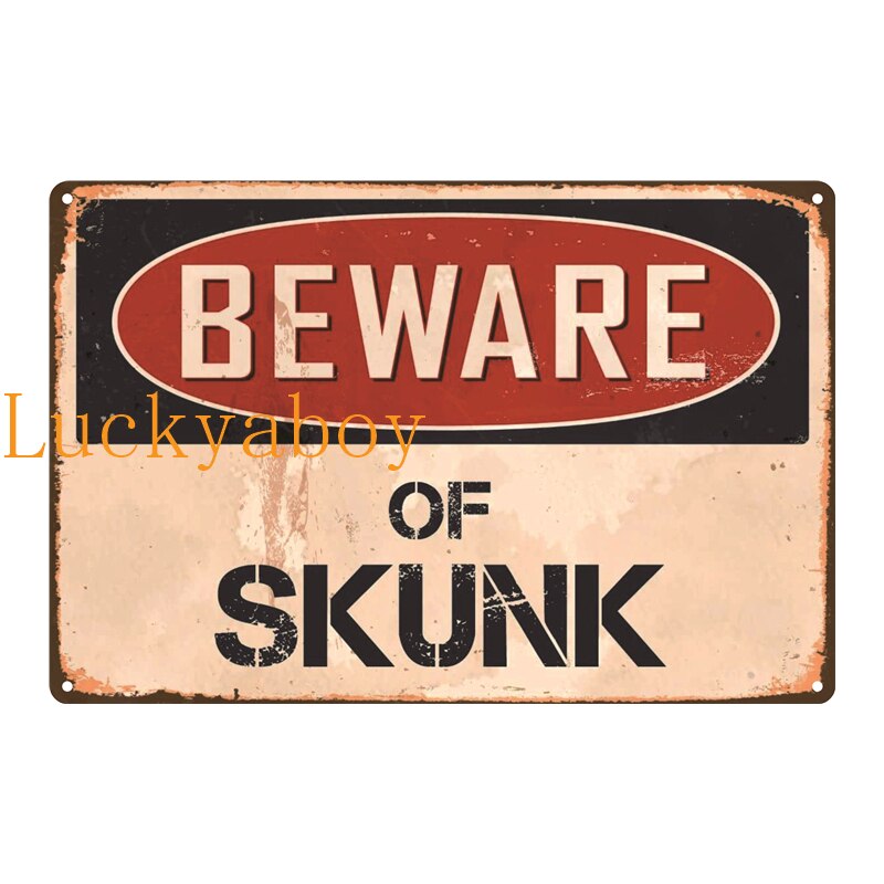 warning Signs Beware Of Shark Goose PUG Metal Tin Signs Poster Home Room Indoor Or Outdoor Decor: SW1075