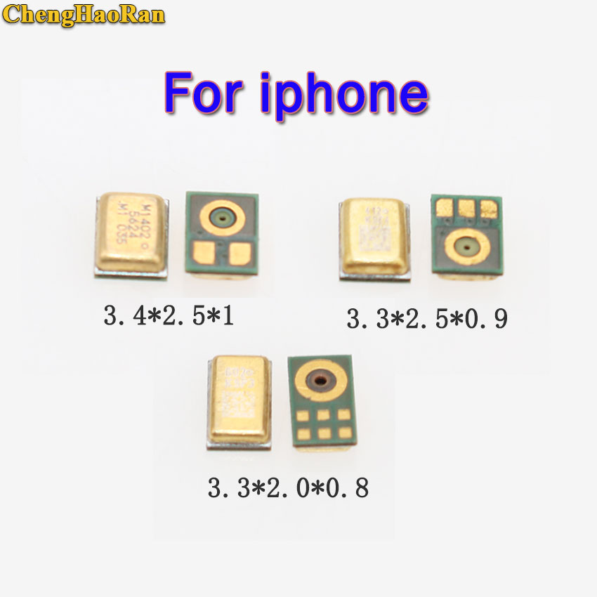 ChengHaoRan 2 pz nuovo Mic Microfono Altoparlante per il iphone 4 4 S 5 5 S SE 5C 7 6 6 S 6 più 7 Più di 6 S più 8 Più di X parti di riparazione