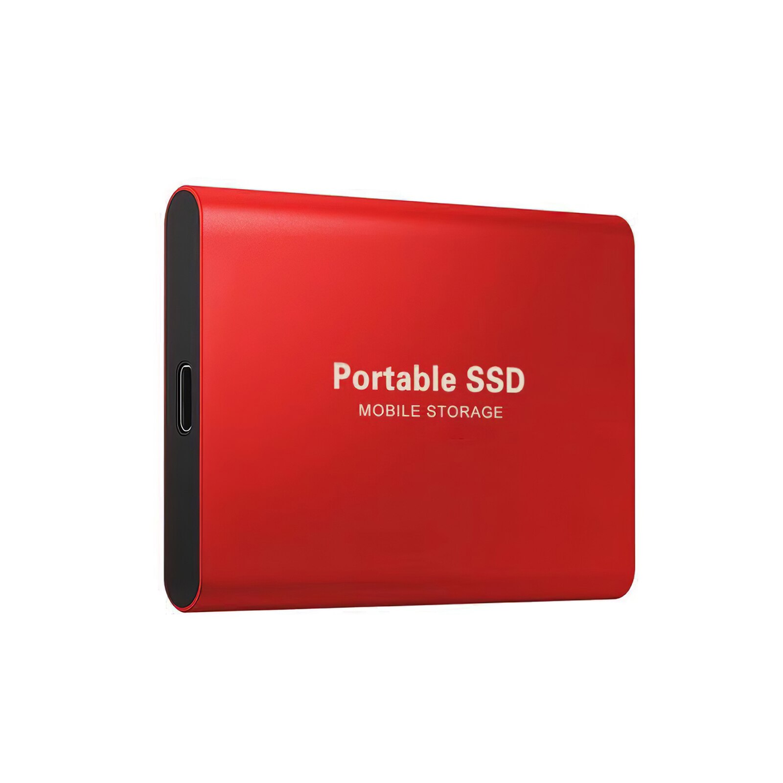 Solid State Drive Portable SSD 500GB 1TB 2TB External Solid State Disc For PC Laptop For Macbook Portable SSD Hard Drive: Red 2T