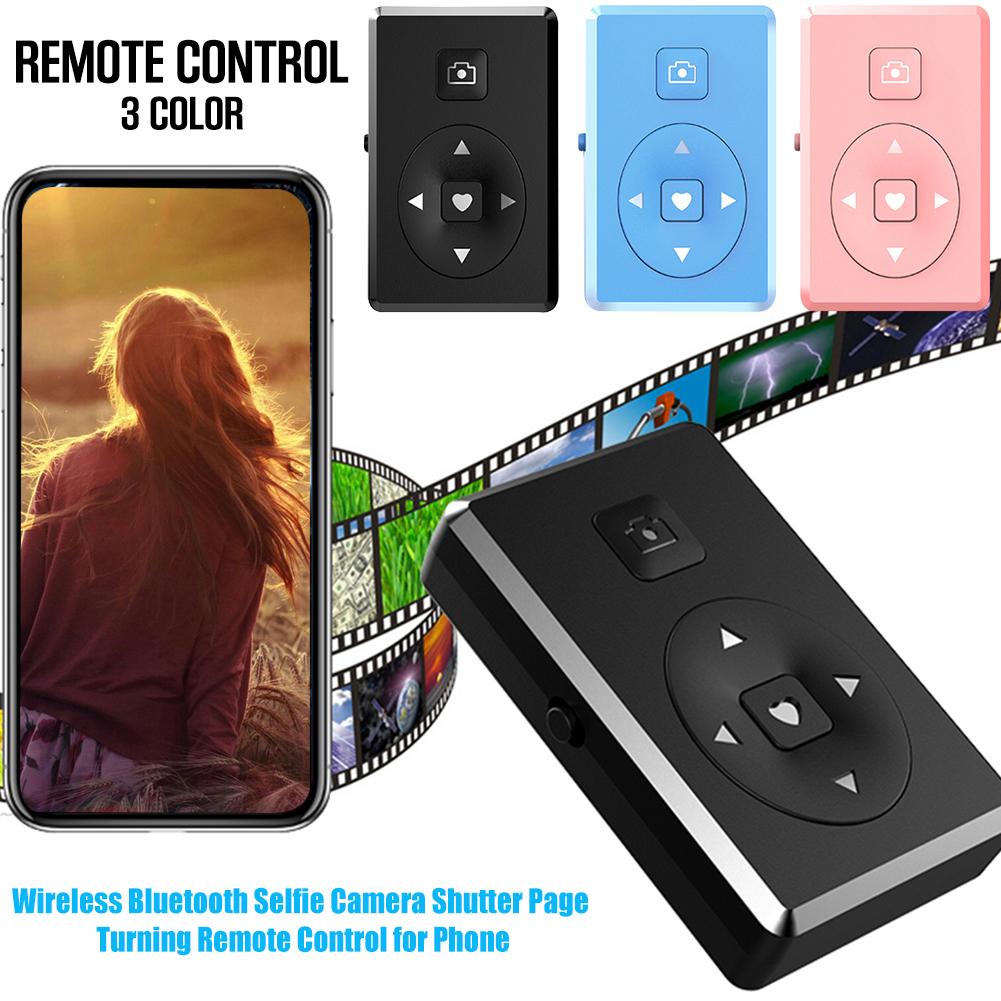 Mini Wireless Bluetooth Remote Control Selfie Camera Shutter Page Turning Remote Control for Phone for Android / iOS Cell Phone