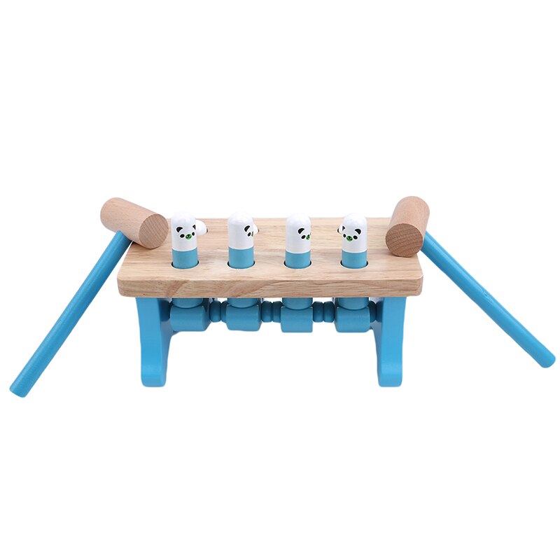 Tidig barndomsutbildning träleksaker 1-3 år gammal babybjörn hamster förälder-barn interaktivt spel kid