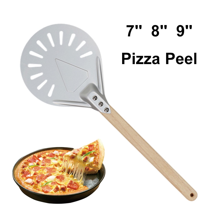 7'' 8'' 9'' Aluminum Alloy Pizza Turning Peel Roun... – Grandado