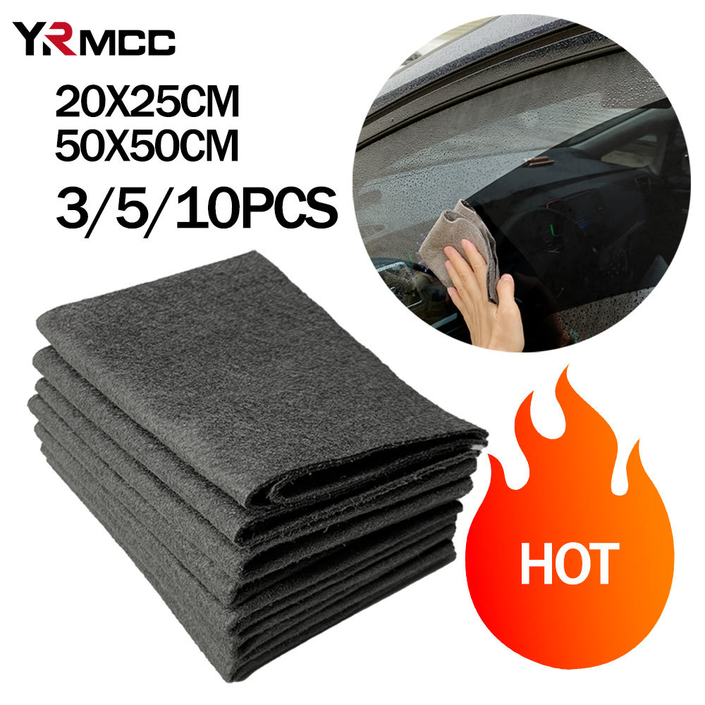 Car Wash Supplies Drying Towel Thickened Magic Cleaning Cloth Microfiber Glass Clean Reusable Washing Towels for Car Accessories