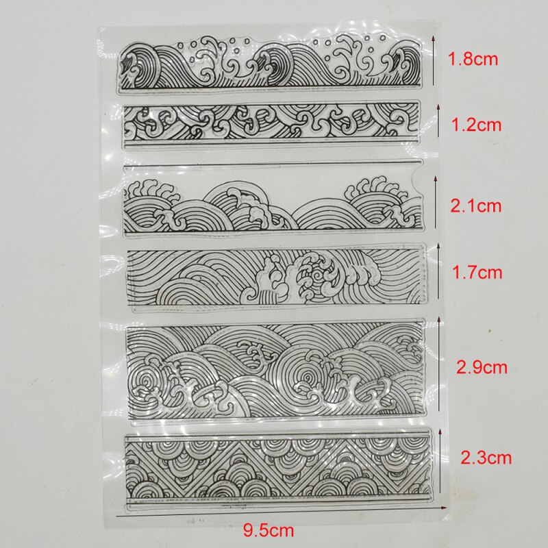 Sello transparente de PVC para manualidades hechas a mano, calcomanías de modelado, escultura de arcilla, decoración, DIY, 1 ud.