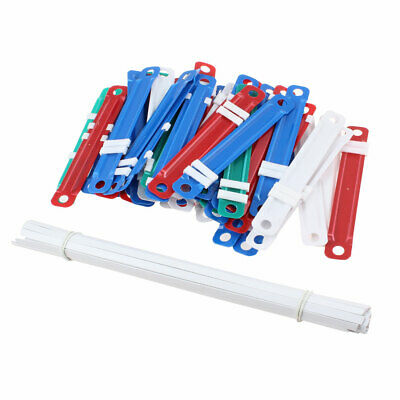 50 Sets Office Colorful Plastic Binding Document Paper Fasteners