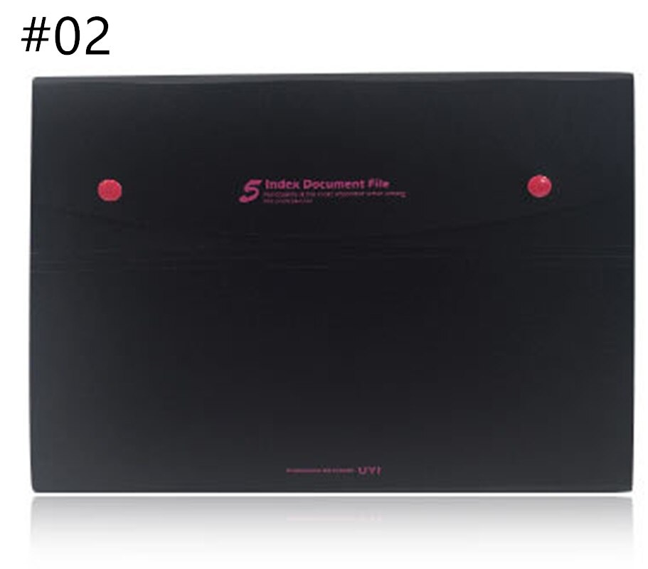 A4 File Organizer Document Houder 5-Layer Grote Capaciteit Bestanden Bag Pouch Uitbreiden Accordeon Mappen Waterdichte Office Supply: 02