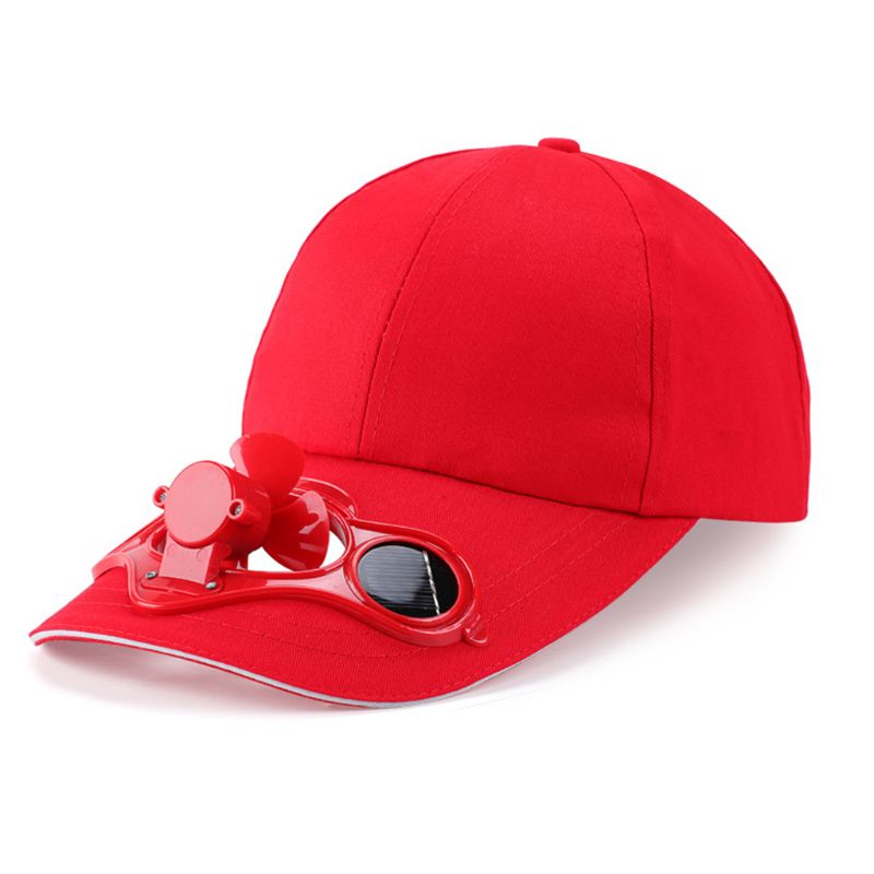 Zomer Zonnepaneel Aangedreven Ventilator Baseball Cap Outdoor Pet Zonneklep Hoed Dxaa: R
