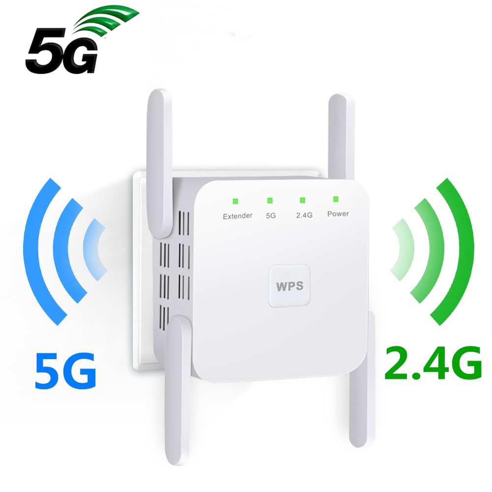 5GHz Wifi Repeater Wireless WiFi Extender 1200Mbps Repiter WiFi Signal Amplifier Wi-Fi Long Range Booster AC 2.4G 5G Ultraboost