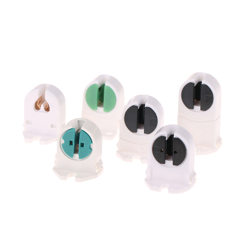 10 Pezzi casa T5 Portalampada G5 base non deviato Portalampada Resistente al Calore AC500V 2A per portato Supporto per Tubo di Luce Fluorescente