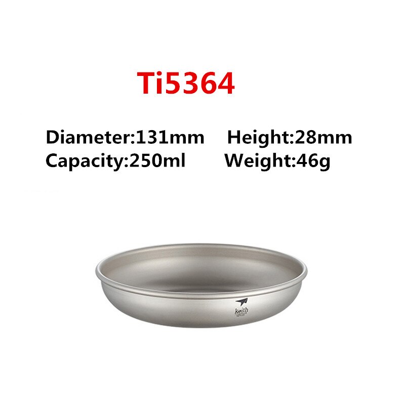 Titanium Dinner Plate Round Serving Dishes Titanium Material Fruit Plate Dessert Tray Steak Tray Kitchen Tableware: 250ml
