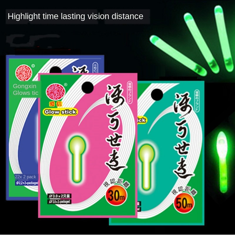 20 Zakken 40/100Pcs Vuurvliegjes Voor Vissen Float Tl Lightstick Licht Nacht Float Rod Lichten Dark Glow Stick
