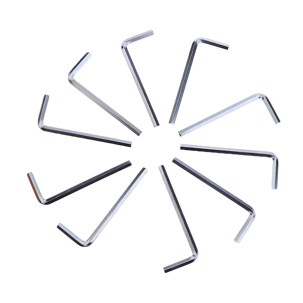 10 Pieces/Pack Functional 4mm Hexagonal Inline Roller Skate L Allen Wrench Hex Key Tool Skate Accessories Parts