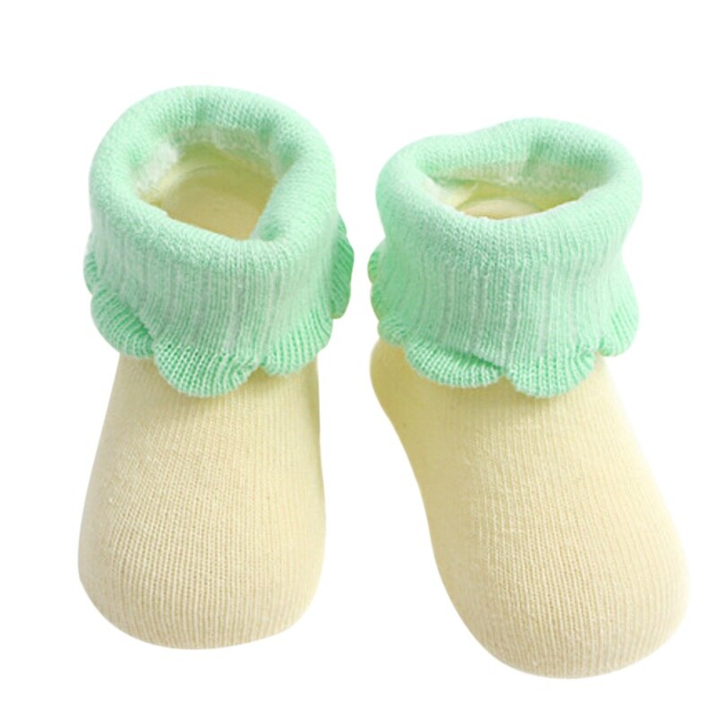 Antislip kinderwintersokken babysokken met stikselkleur babysokken babyjongens-meisjessokken: Yg