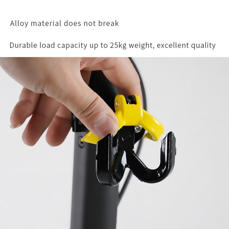 Elektrische Scooter Aluminium Zakken Dubbele Haak Voor Ninebot Max G30 Scooter Hanger Gadget Klauw