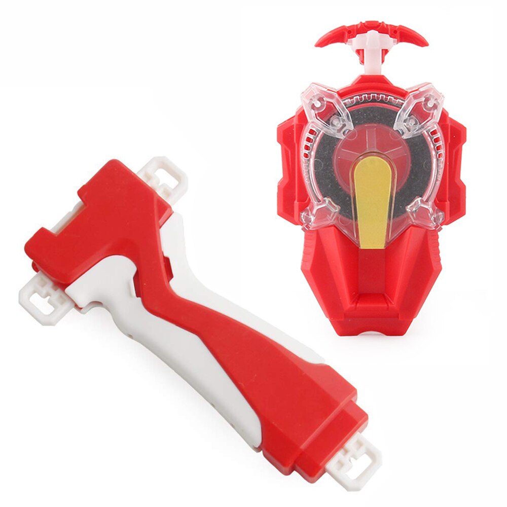 SB Beylogger per Beyblades Burst Parts con lampeggiante colorato e suono assemblare con lanciatore di cavi unidirezionali giocattoli per bambini: Sparking Red