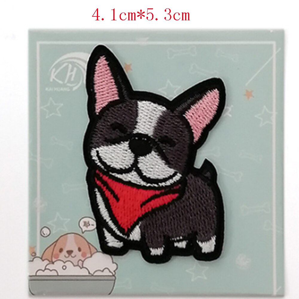 Corgi/Teckel/Husky Patch Borduurwerk Patches Voor Kleding Leuke Hond Animal Ijzer-Patches Op Kleding: 4