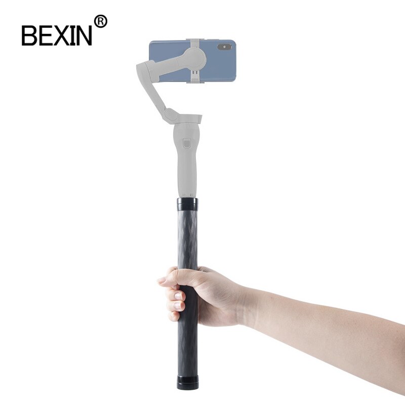 BEXIN carbon fiber extension rod is suitable for SLR camera, mobile phone handheld stabilizer, gimbal, tripod, and long axis rod