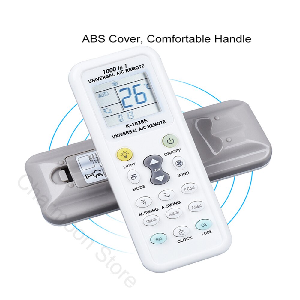 1000 in 1 Universal A/C Remote Control LCD Controller For Air Conditioner Low Power Consumption K-1028E Remote Controller