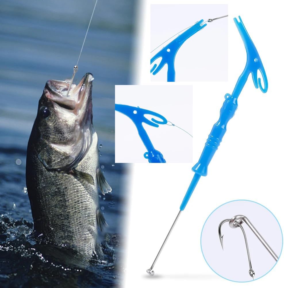 Separador de anzuelos de pesca multifuncional 3 en 1, herramientas para atar nudos, aparejo, Extractor de seguridad, herramientas para atar nudos