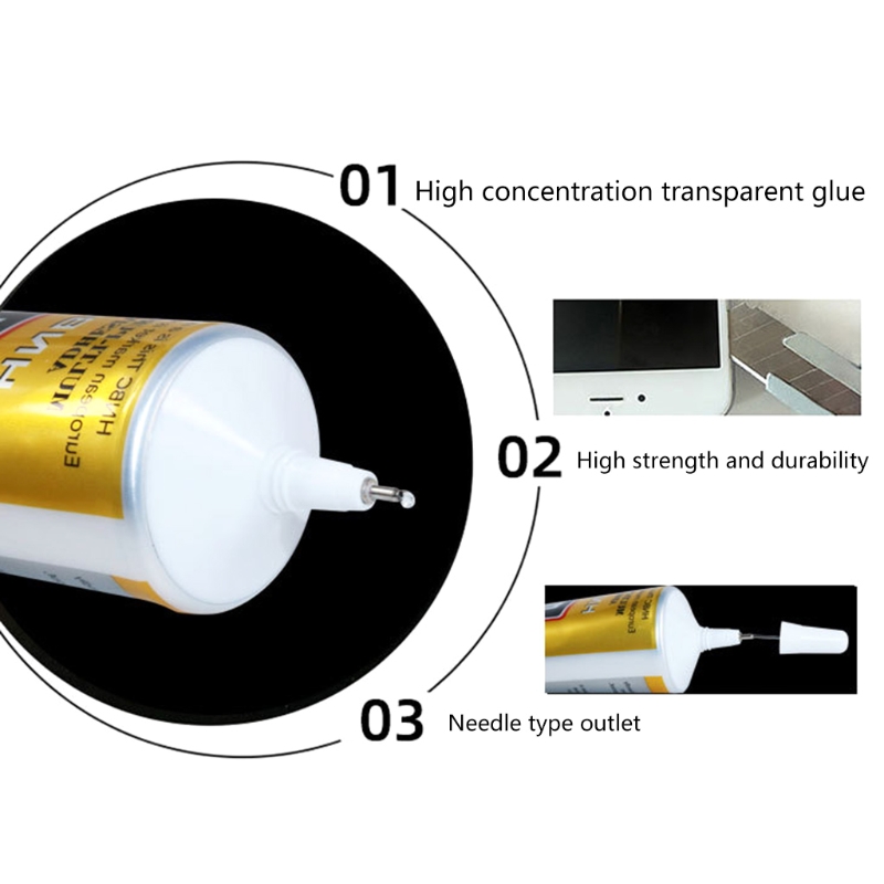 E8000 súper pegamento líquido curar tiempo 12-24 hs 15ML/55ML/110ML zuecos-Pin tapa para casa/Joyería de reparación de accesorios