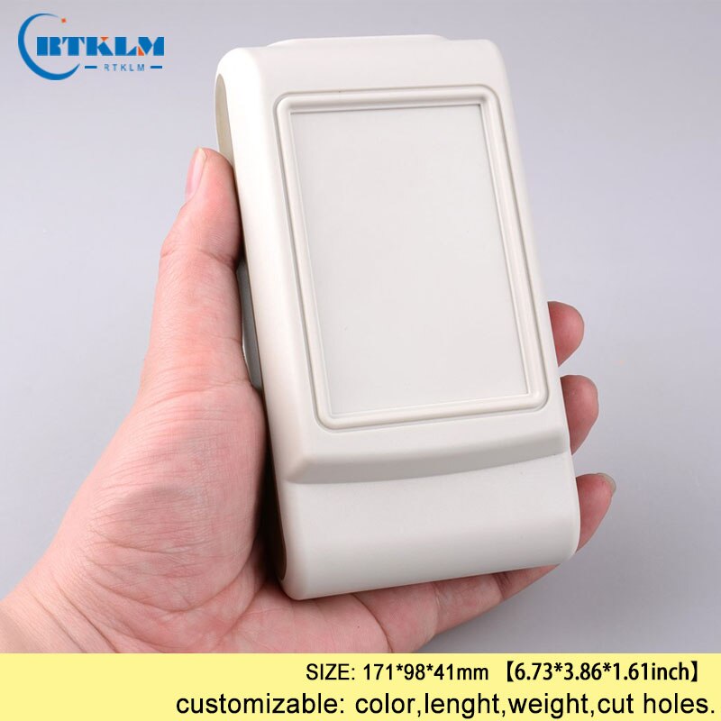 Handheld remote plastic enclosure abs electric box junction box DIY electrical box instrument cases three colors 171*98*41mm