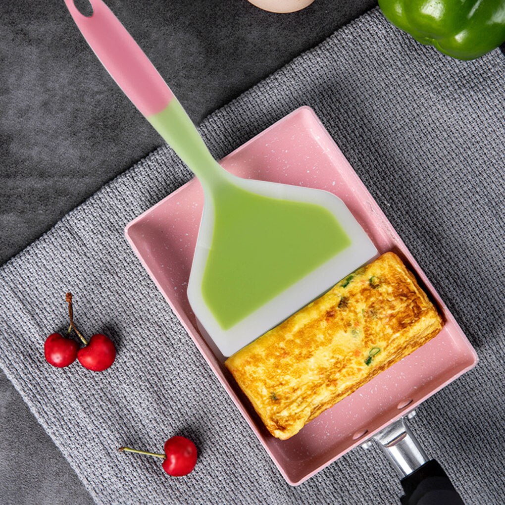 Silicone Kitchen Ware Cooking Utensils Spatula Beef Meat Egg Kitchen Scraper Wide Pizza Cooking Tools Shovel Non-stick Spatula