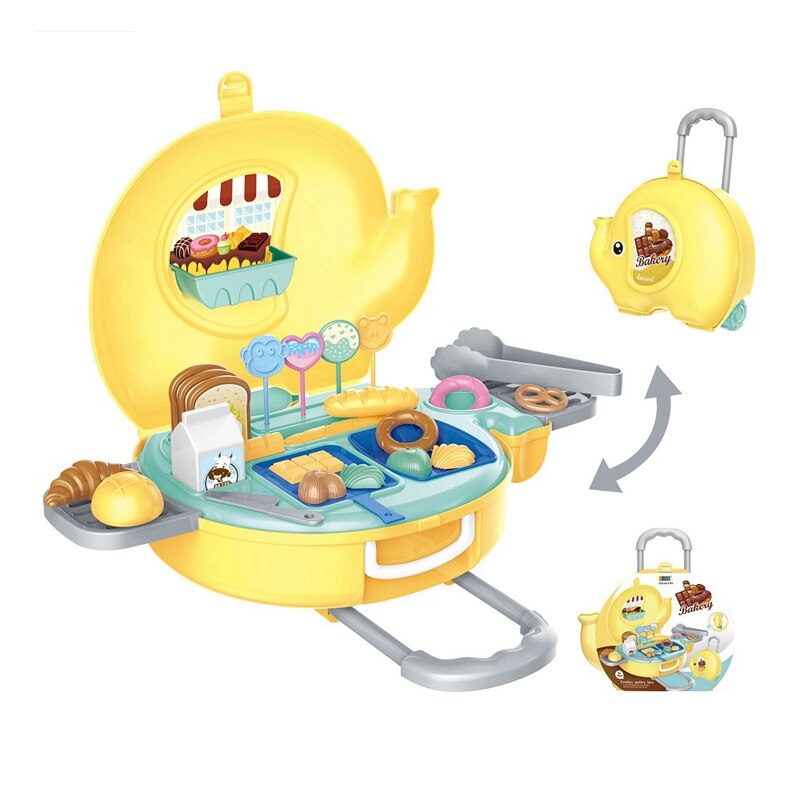 Olifant Trolley Speelgoed Simulatie Keuken Kookgerei Set Speelgoed