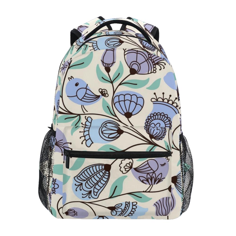 Meninas mochilas portátil flor impressão bagpack mochila de viagem das mulheres sacos de escola para meninas adolescentes escolar 2021