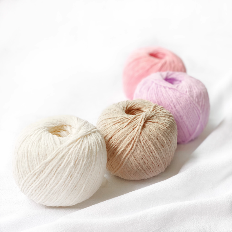 2mm de algodón esponjoso fino chenilla mate 50g DIY muñeca de ganchillo a mano muñeca tejida Edelweiss oro terciopelo lana tejer suéter zapatos