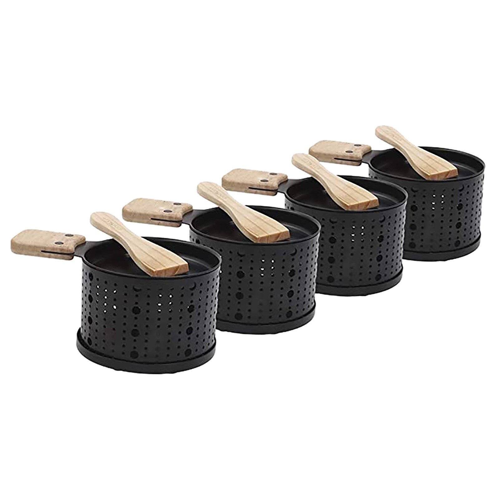 4 # Picknick Keuken Benodigdheden Kaars Trage Oven Kaas Kaas Brood Grill 4Pcs Non Stok Gegrilde Pan Bakplaat keuken Gereedschap