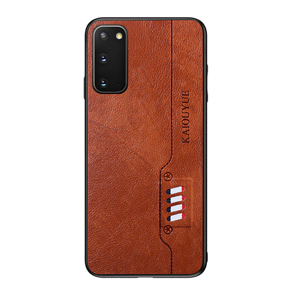 Custodia rigida in pelle di lusso per Samsung Galaxy S20 FE custodia morbida antiurto Cover posteriore su armatura Samsun S20 FE S 20 Fun Edition: S20 FE 4G / Orange