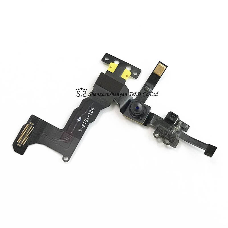 Pequeña cámara frontal para iPhone 5 5s 5c se 6 6s 6p 7 8 Plus, Sensor de luz de proximidad, Cable flexible, reemplazo de cámara frontal