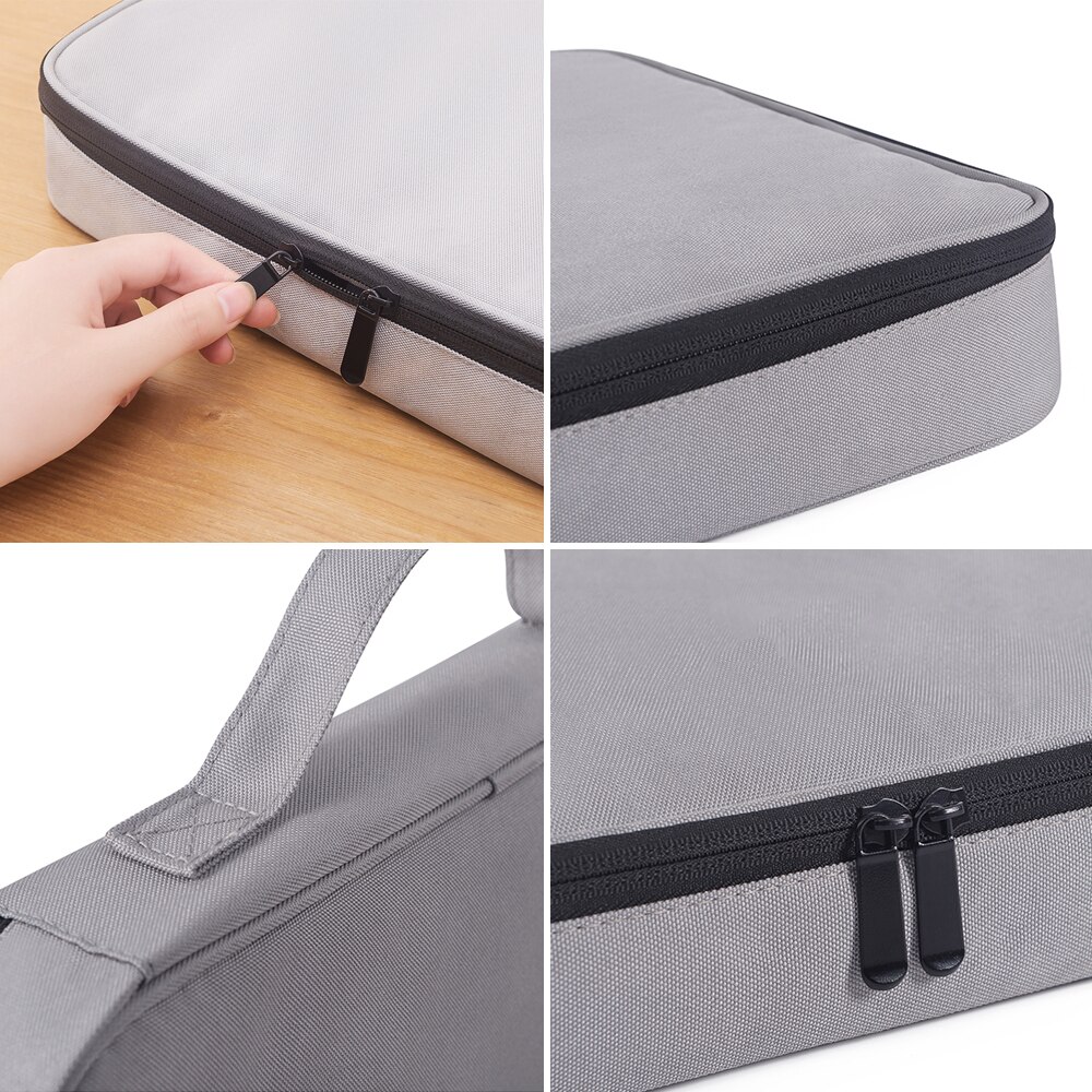 1PC Travel Waterproof Travel Storage Bag Document File Organizer Zipper Pouch UK