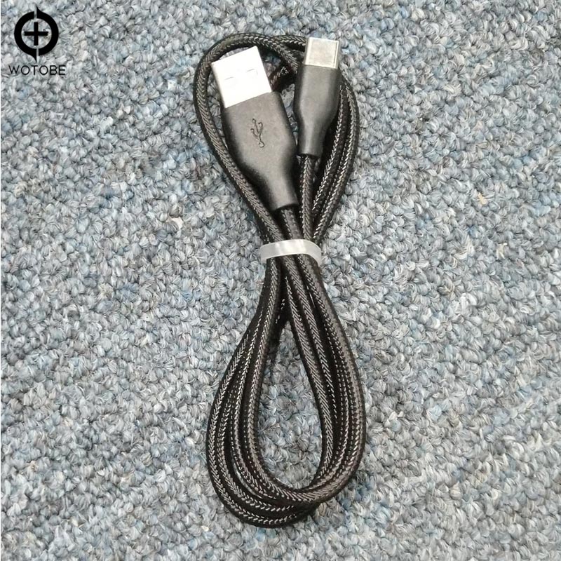 Til samsung galaxy  s8/s9/s10 note 8/9, type  c 3a mobiltelefon hurtigopladningskabel  qc3.0/ afc/fcp til huawei xiaomi 8/9/ se  (2 pakker): Sort / 1m
