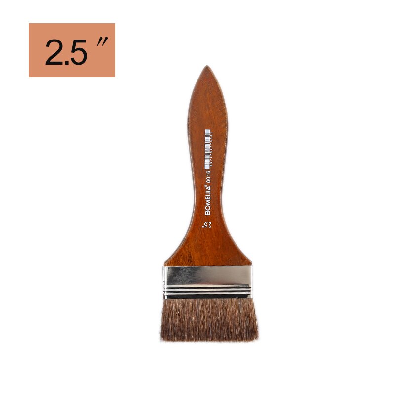 1Pc Paint Brushes Acrylic DIY Graffiti Brush Set For Artist Oil Scrubbing Brush School Drawing Paint Stationery Supplies: 2.5