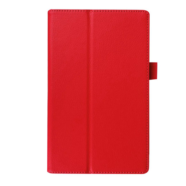 Case for Lenovo Tab 3 8 TB3-850M TB3-850F Slim Folding Flip Cover PU Leather Case for Lenovo Tab 2 A8-50 A8-50F A8-50LC 8.0 inch: red