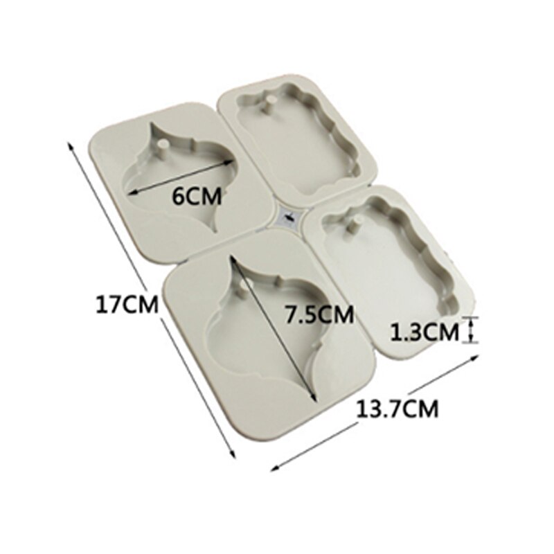 Moldes de silicona para aromaterapia DIY, adornos colgantes, moldes de cera, molde de flor para jabón, accesorios para manualidades, molde de jabón: 8