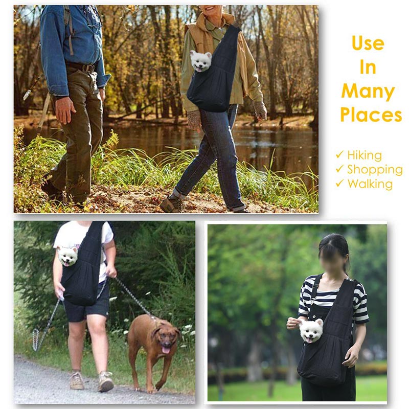 Sac de Transport en tissu Oxford pour animaux domestiques, sacoche pour chiens, chats, chiots, chiots, chiots, animaux, , pour les petits chiens et les seins