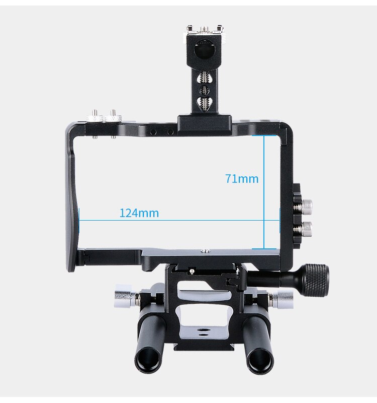 Yelangu Camera Kooi Luchtvaart Video Film Movie Maken Kooi C6-B Dslr Camera Camcorder Kooi Rig Voor Sony Schieten Video Vlog